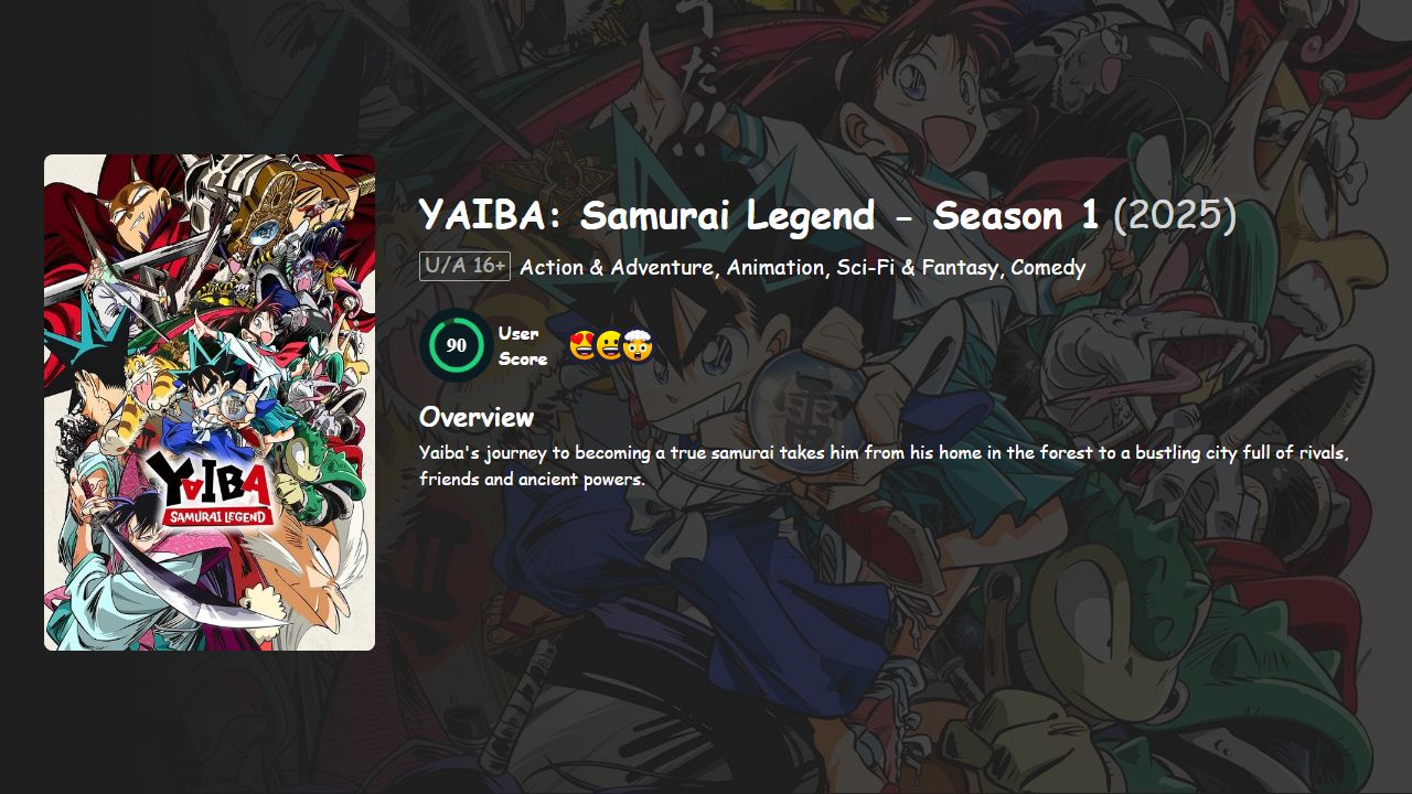 YAIBA: Samurai Legend Season 1 Hindi-Japanese Dubbed