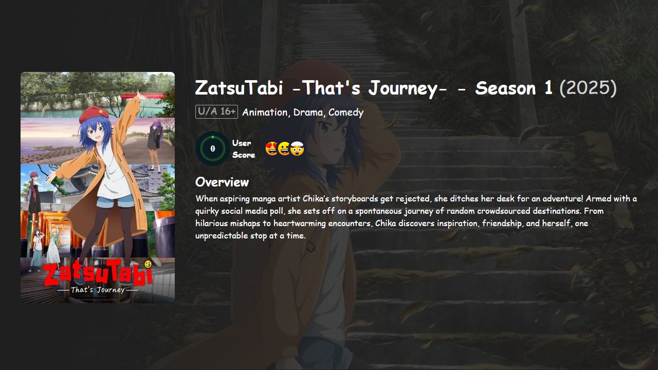 ZatsuTabi -That’s Journey- Season 1 Japanese Dubbed