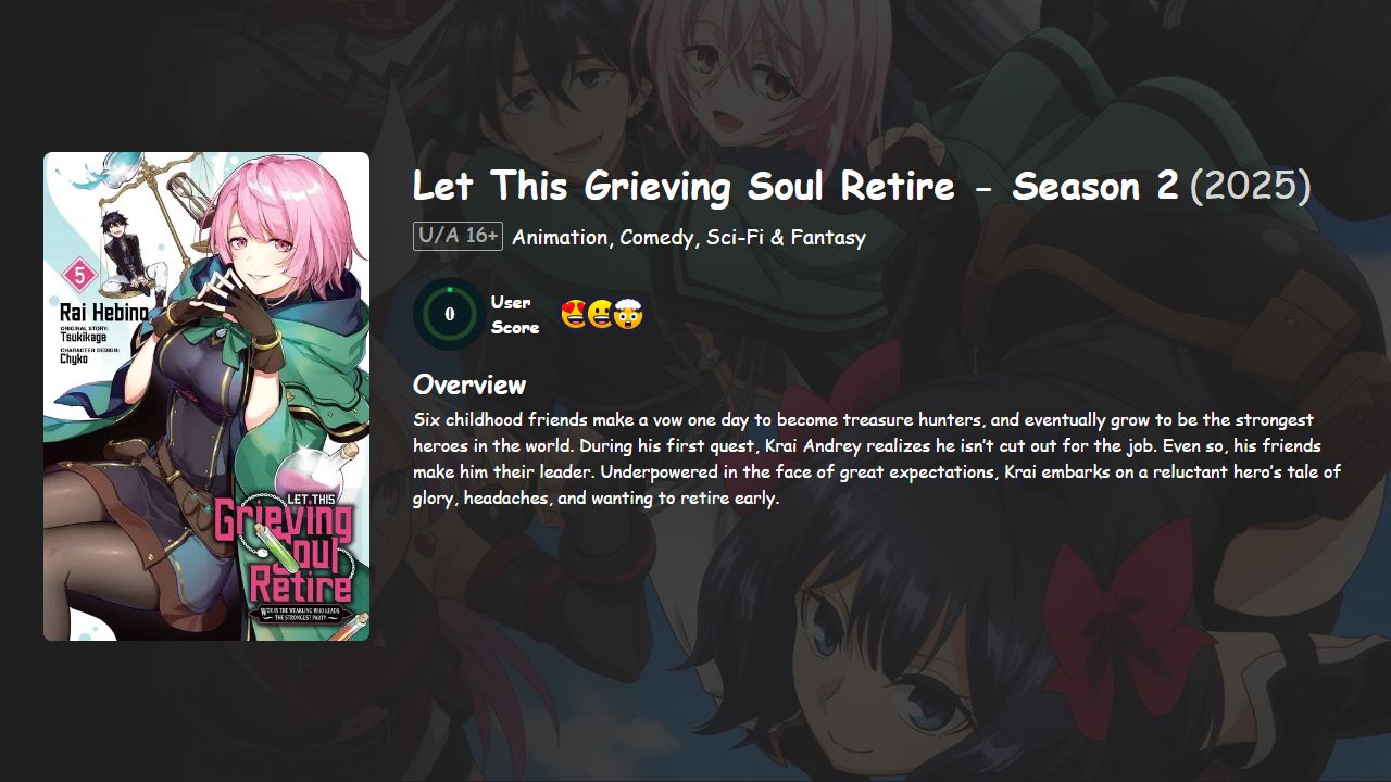 Let This Grieving Soul Retire Season 2 Hindi-Japanese Dubbed