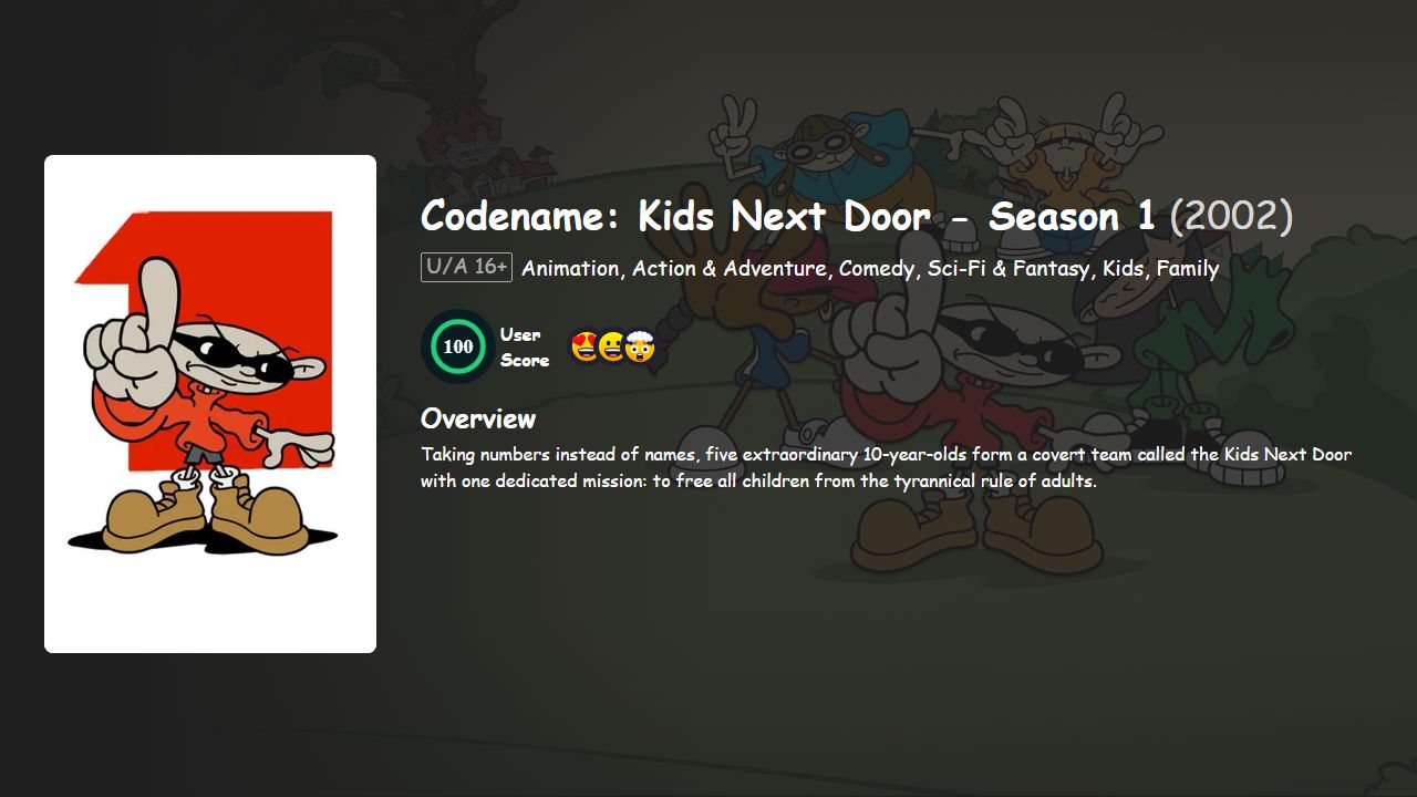 Codename: Kids Next Door Season 1 Hindi-English Dubbed