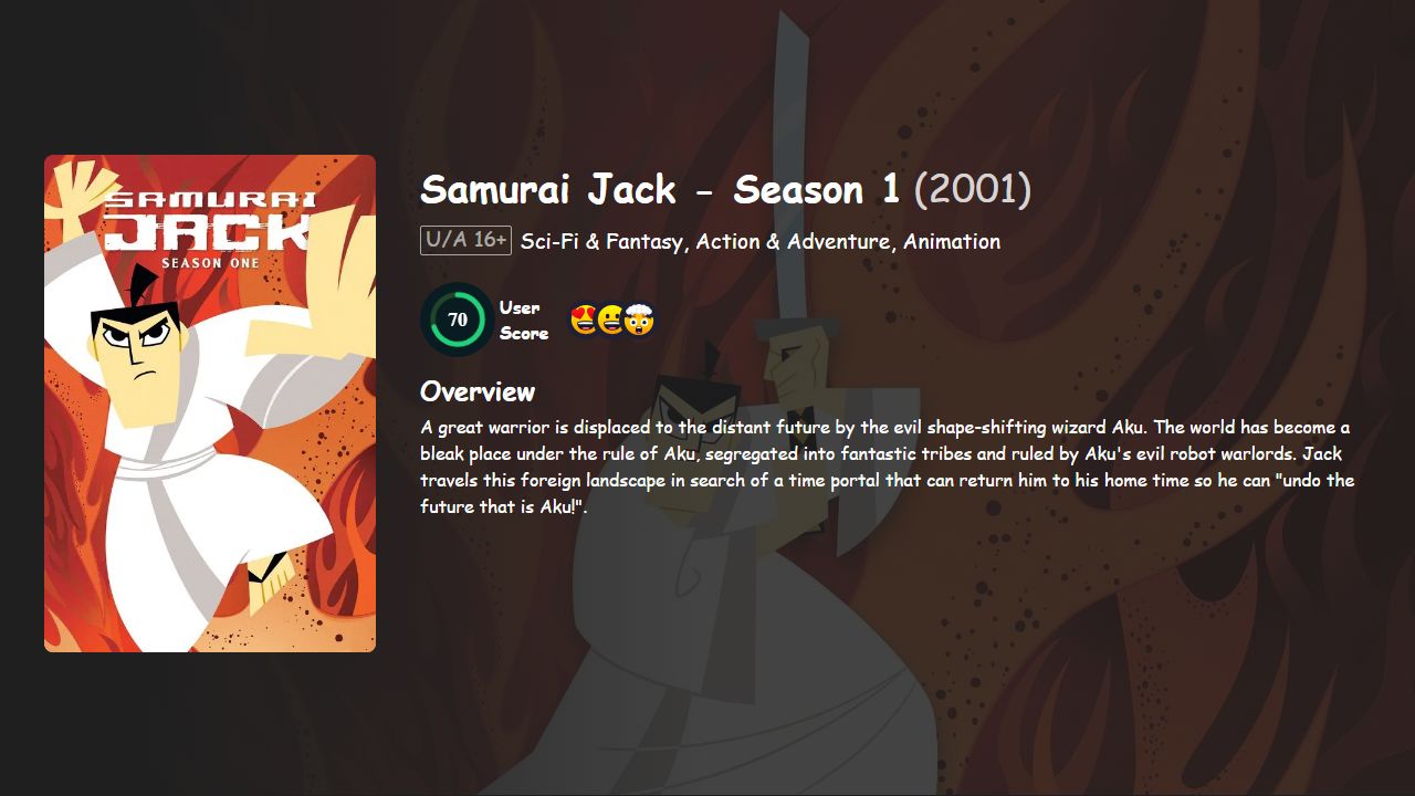 Samurai Jack Season 1 Hindi-Tamil-English Dubbed