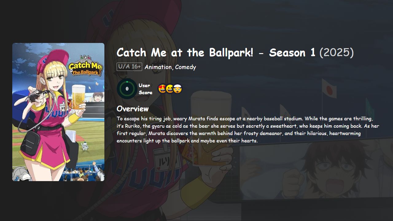 Catch Me at the Ballpark! Season 1 Hindi-Japanese Dubbed
