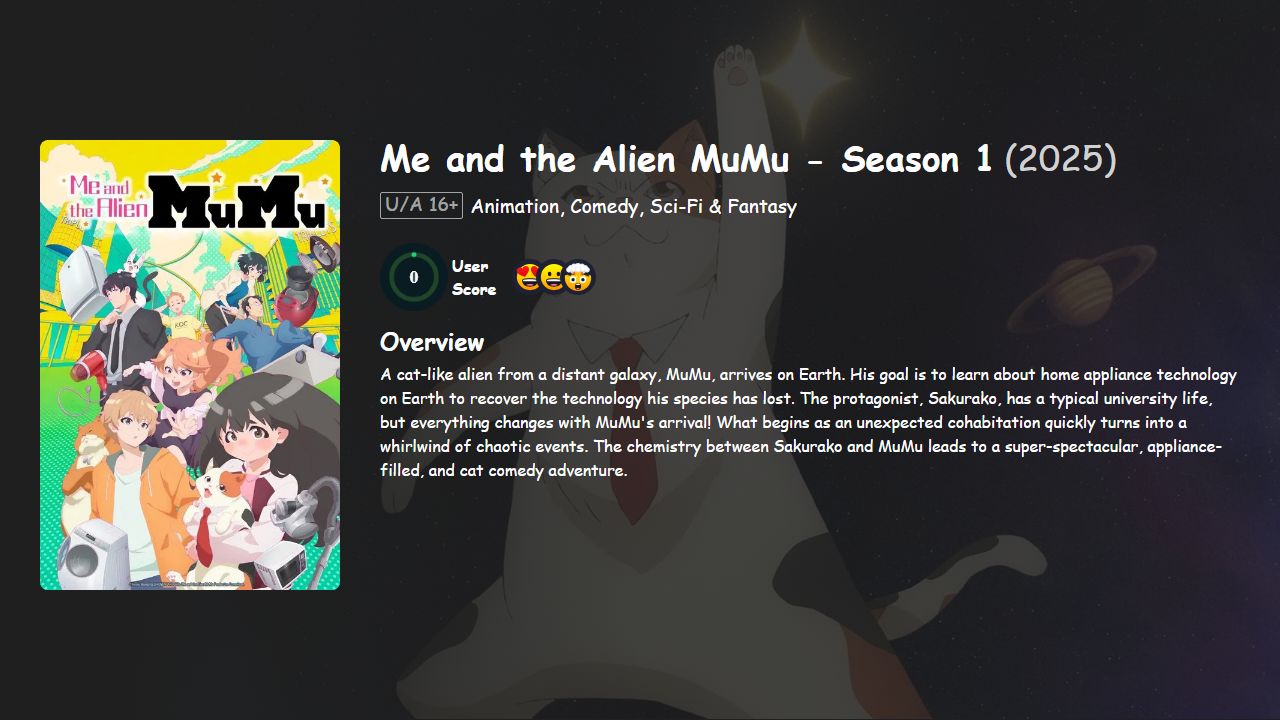 Me and the Alien MuMu Season 1 Japanese Dubbed