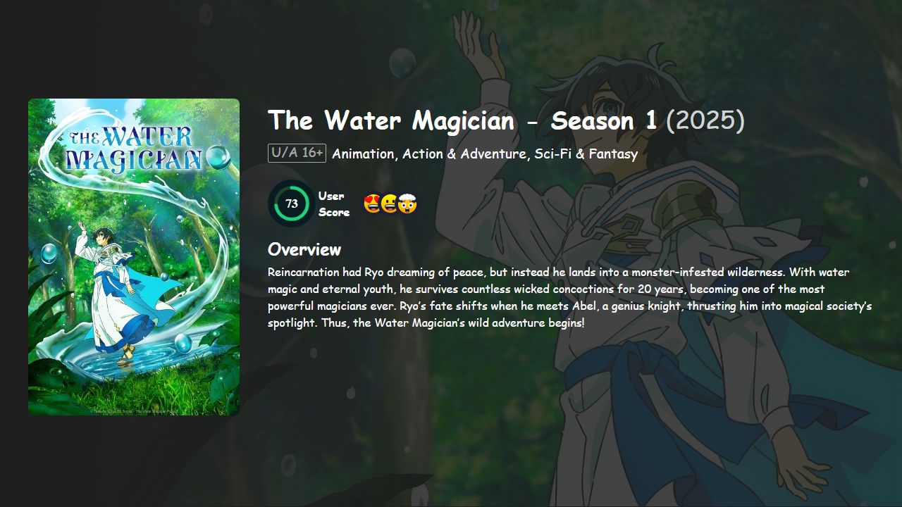The Water Magician Season 1 Japanese Dubbed