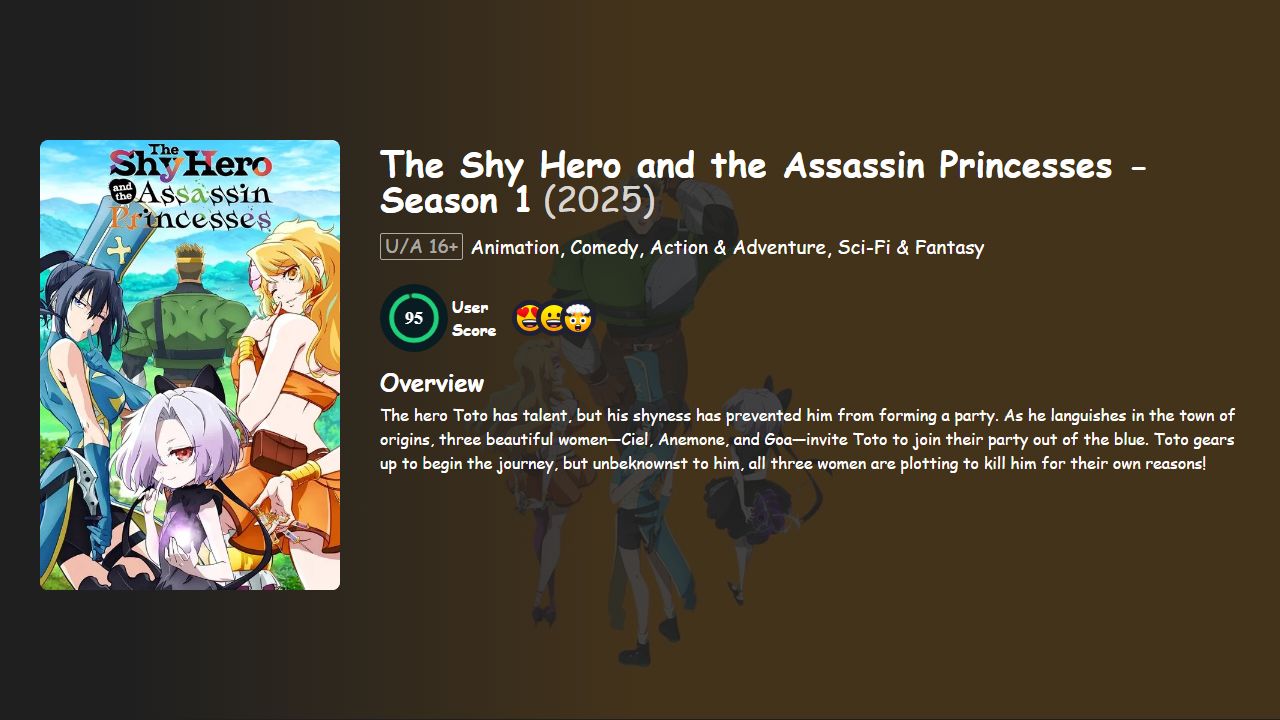 The Shy Hero and the Assassin Princesses Season 1 Japanese Dubbed