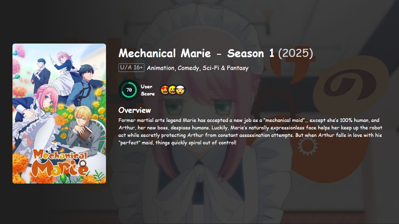 Mechanical Marie Season 1 Hindi-Telugu-Tamil-Japanese Dubbed