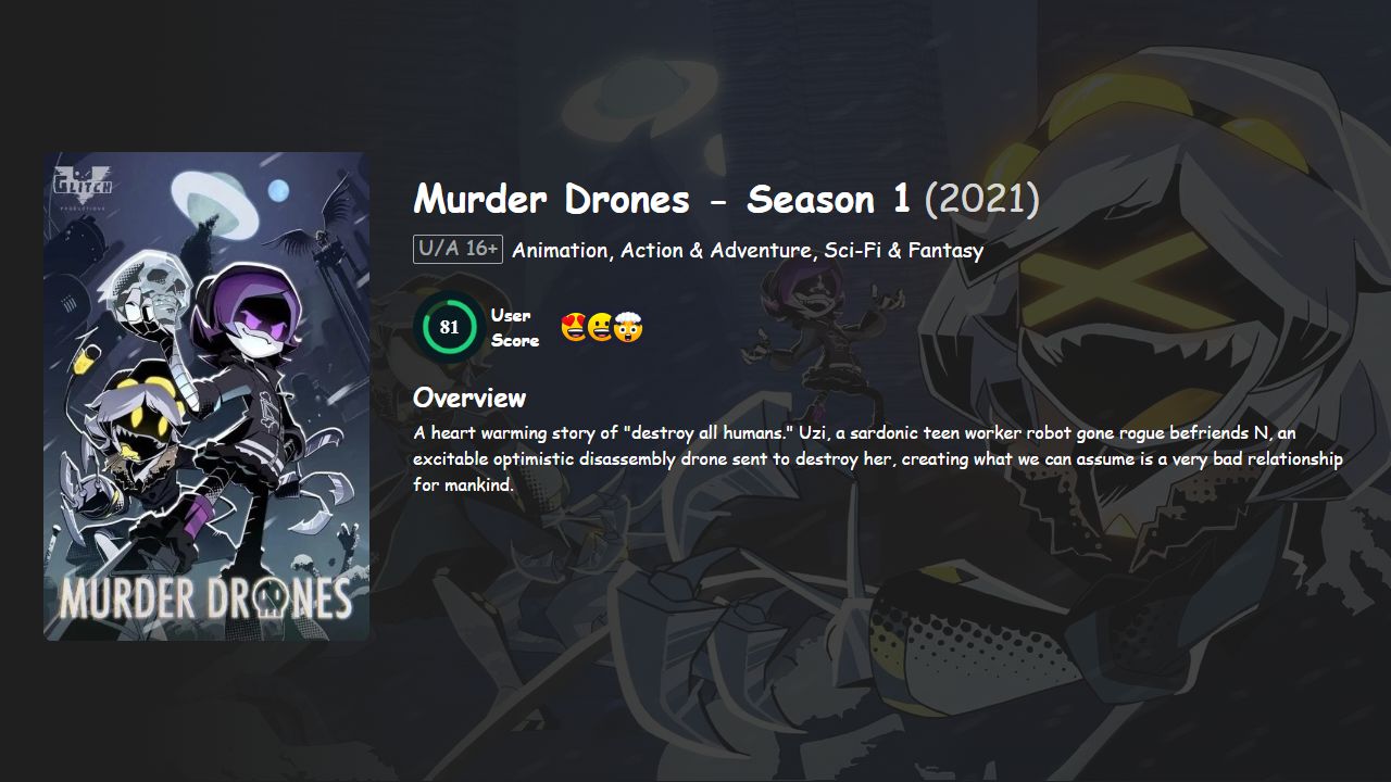 Murder Drones Season 1 Hindi-English Dubbed