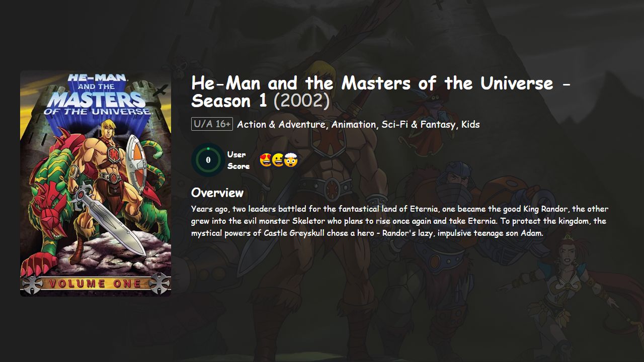 He-Man and the Masters of the Universe Season 1 Hindi Dubbed