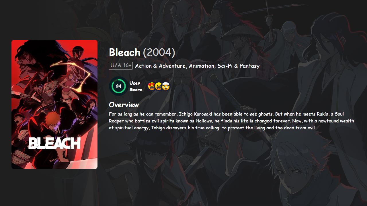 Bleach Season 17 Hindi-English-Japanese Dubbed