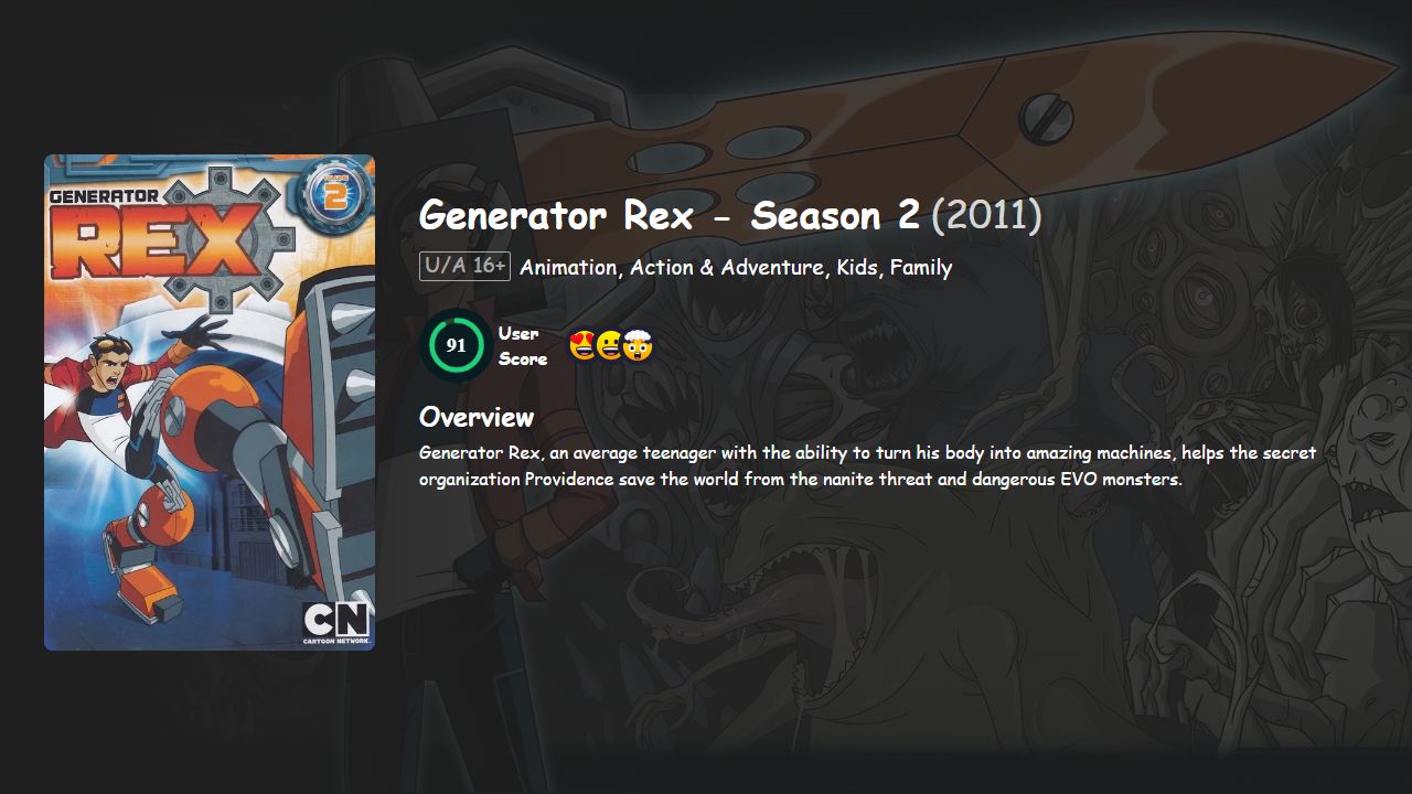 Generator Rex Season 2 Hindi-English Dubbed