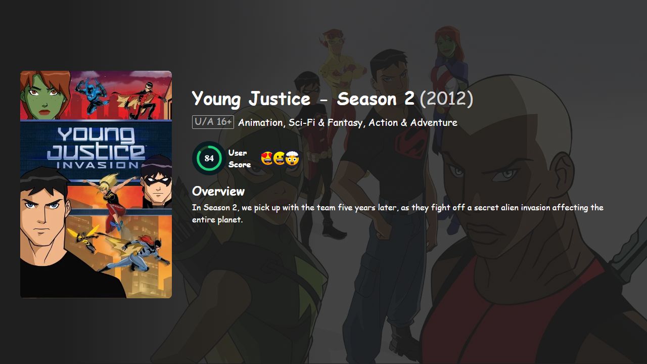 Young Justice Season 2 Hindi-English Dubbed