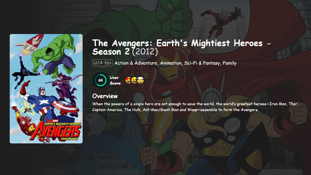 The Avengers: Earth’s Mightiest Heroes Season 2 Hindi-English Dubbed