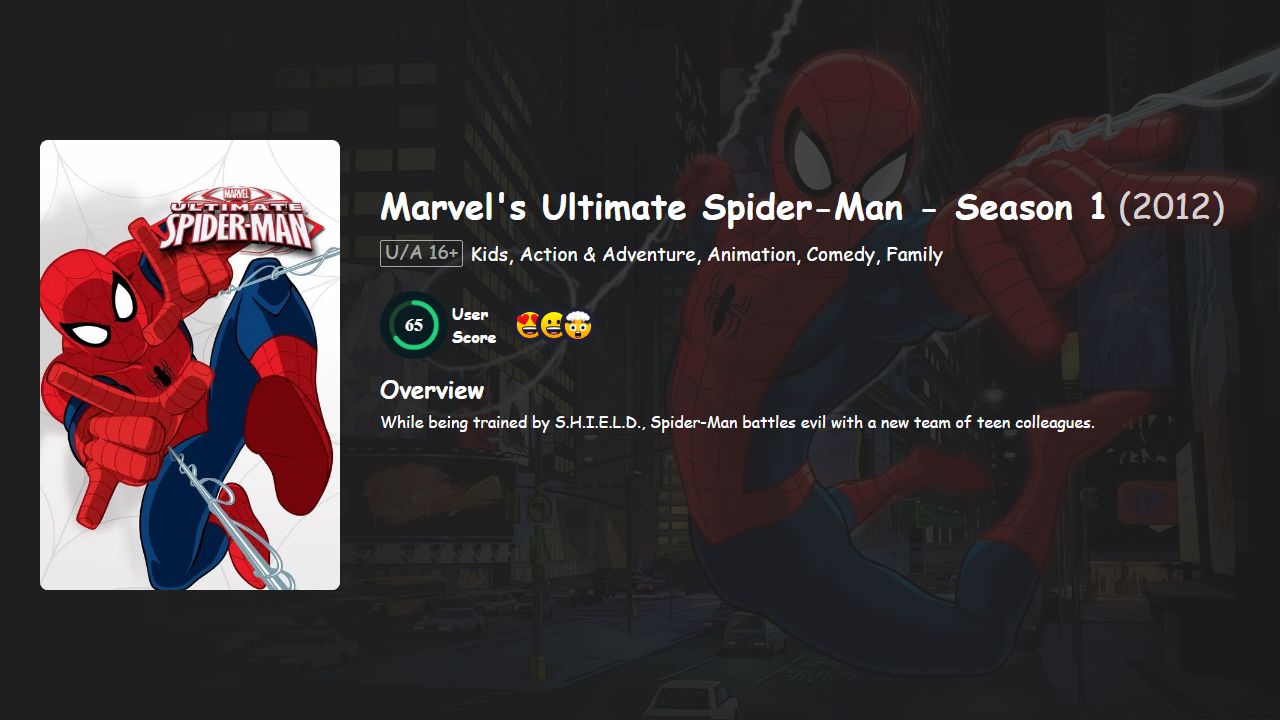 Marvel’s Ultimate Spider-Man Season 1 Hindi-Telugu-Tamil-English Dubbed