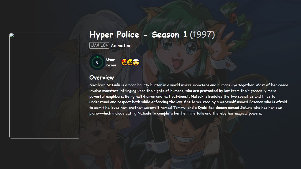 Hyper Police Season 1 Hindi-Tamil-Japanese Dubbed