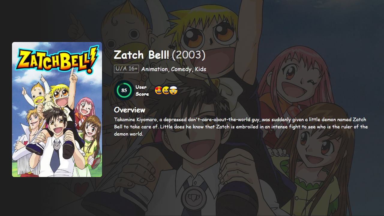 Zatch Bell! Season 2 Hindi-English Dubbed