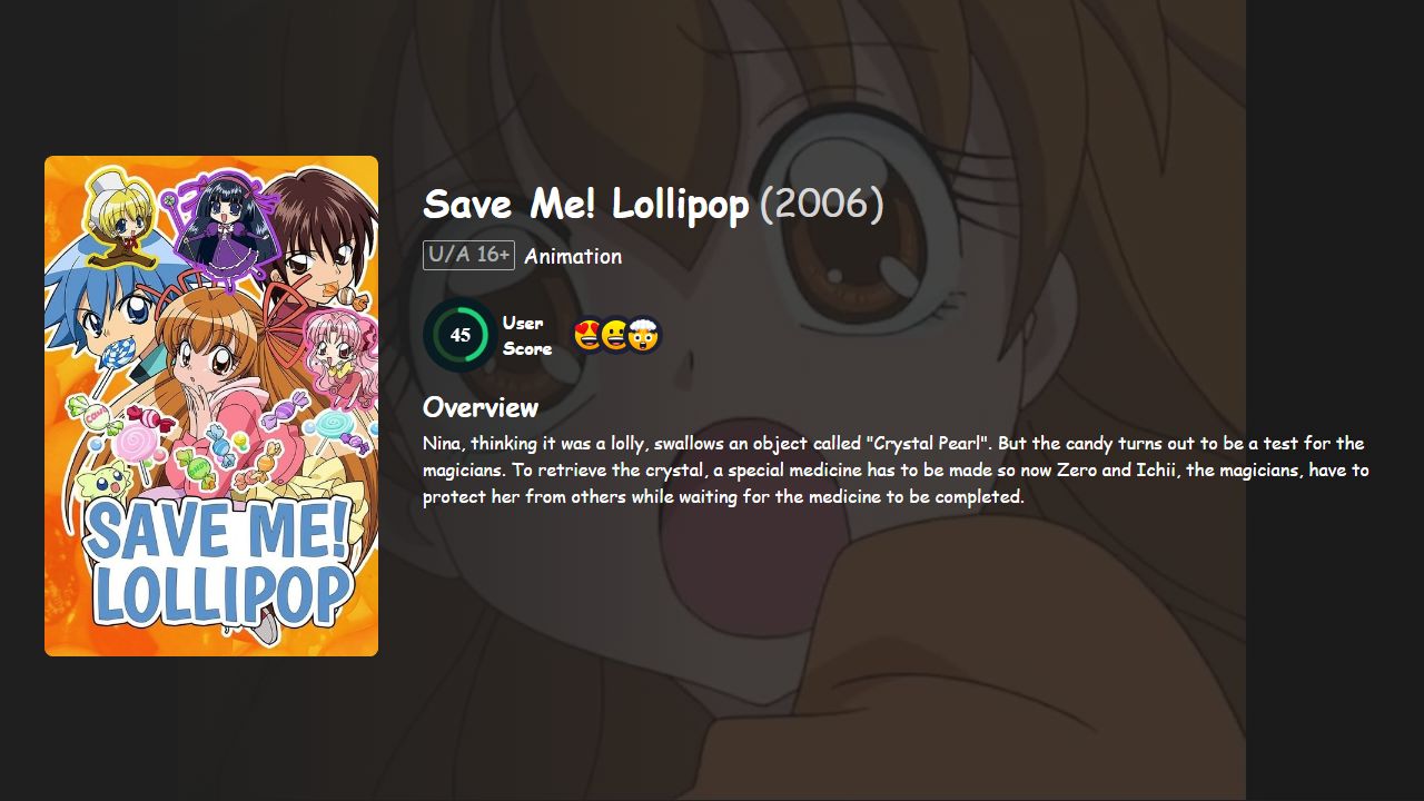 Save Me! Lollipop Season 2 Hindi-Japanese Dubbed