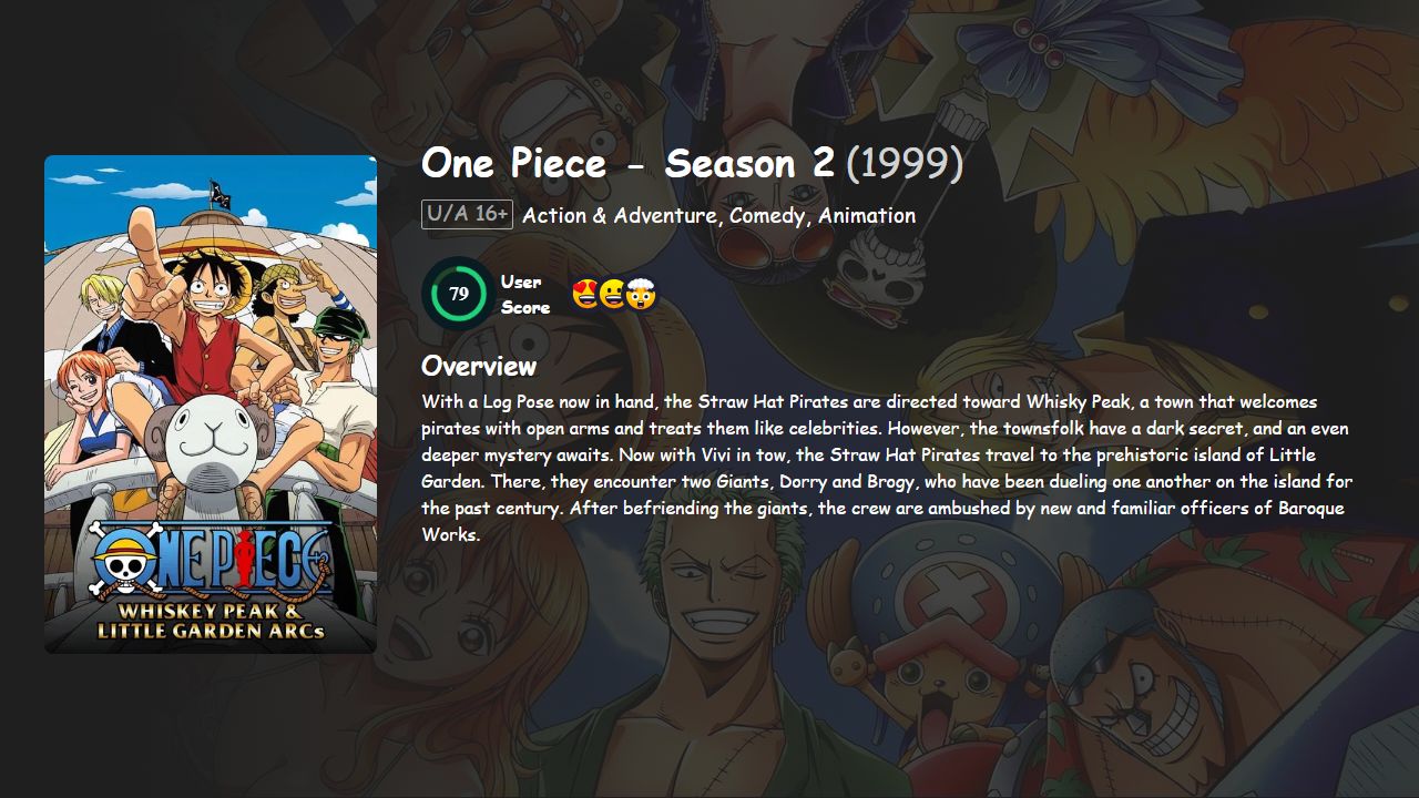 One Piece Season 2 English-Japanese Dubbed