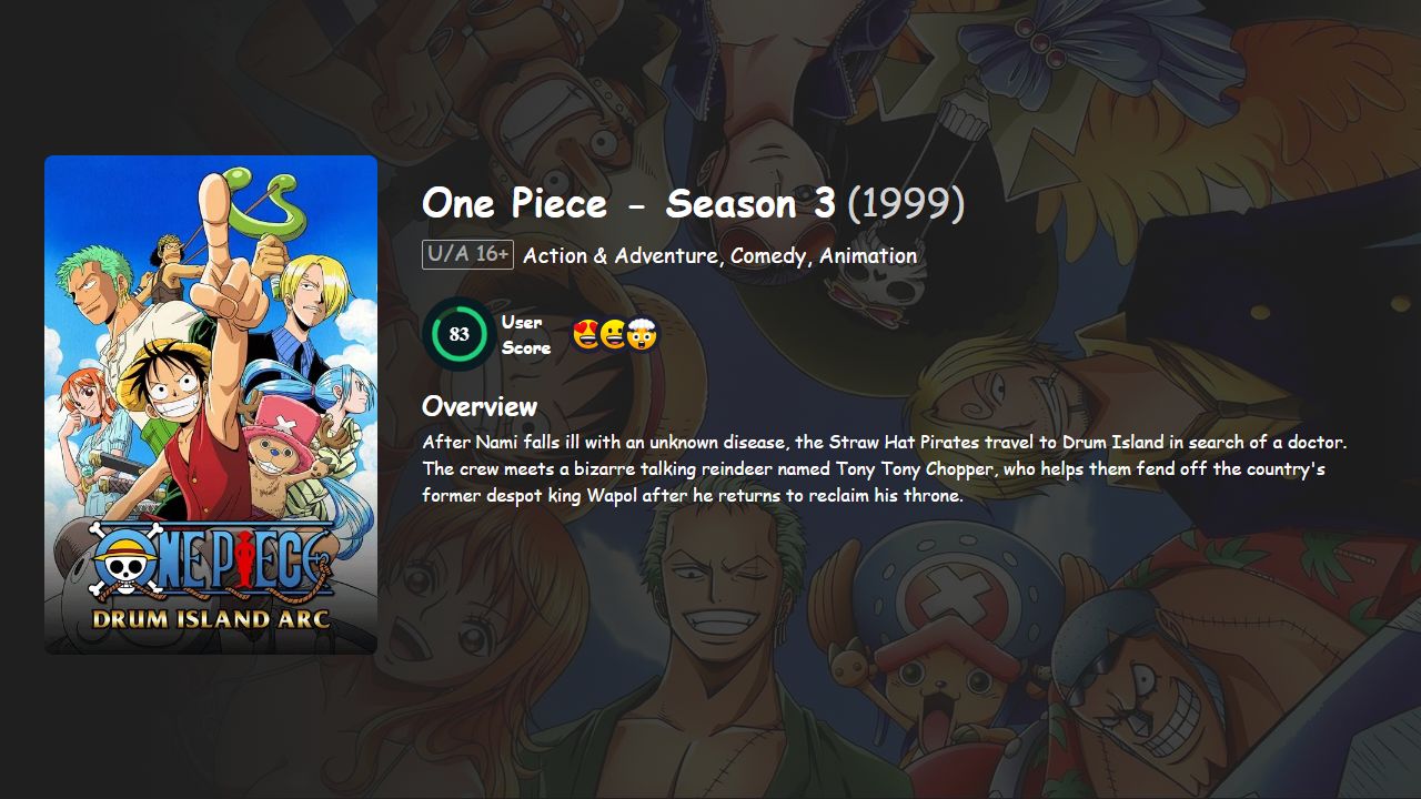 One Piece Season 3 English-Japanese Dubbed