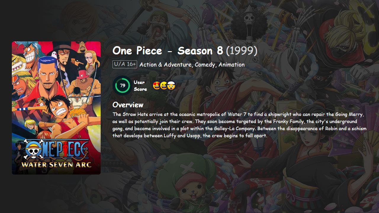 One Piece Season 8 Japanese Dubbed
