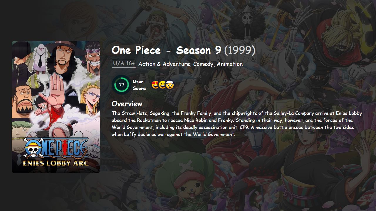 One Piece Season 9 Japanese Dubbed