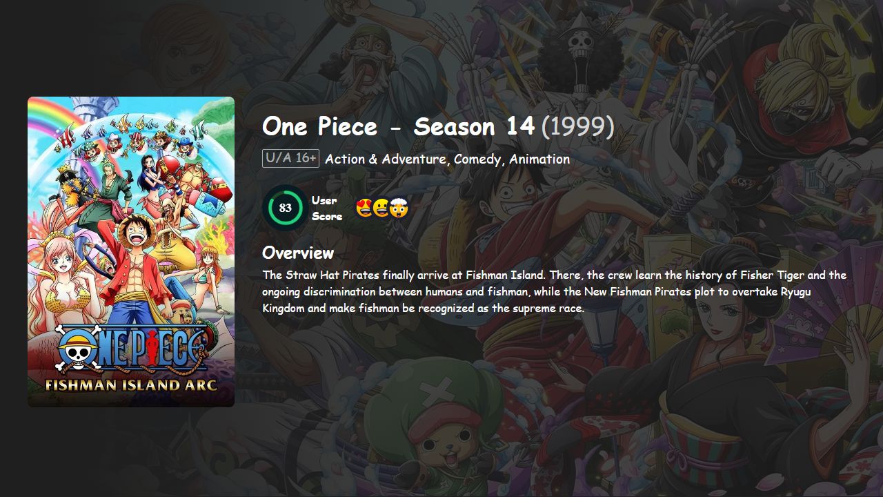 One Piece Season 14 English-Japanese Dubbed