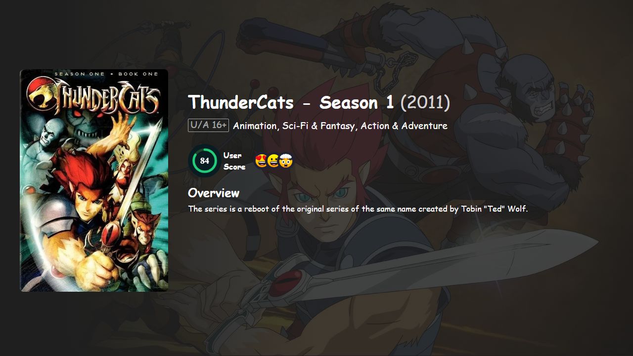 ThunderCats Season 1 Hindi-English Dubbed