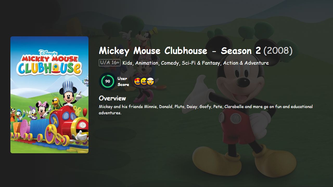 Mickey Mouse Clubhouse Season 2 Hindi-English Dubbed