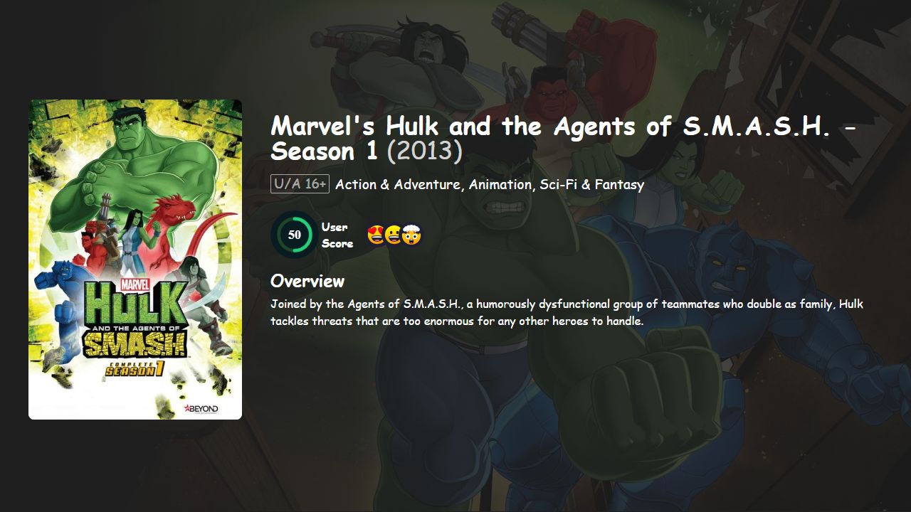 Marvel’s Hulk and the Agents of S.M.A.S.H. Season 1 Hindi-English Dubbed