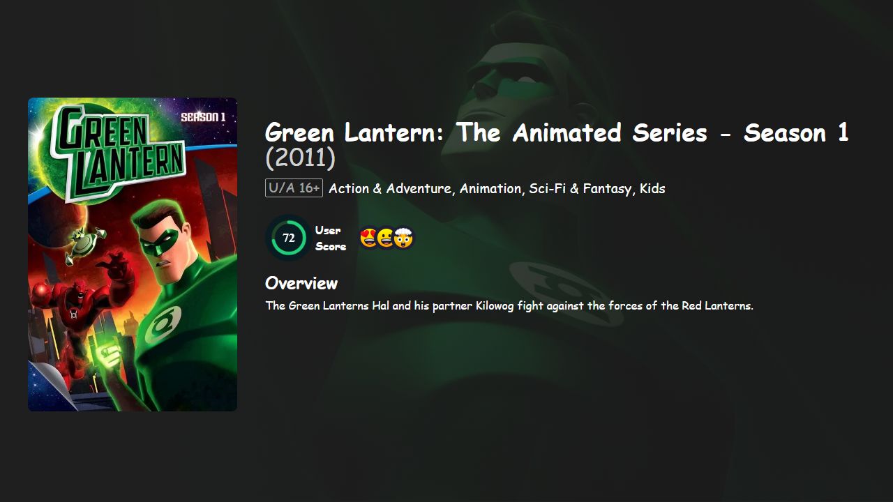 Green Lantern Season 1 Hindi-English Dubbed