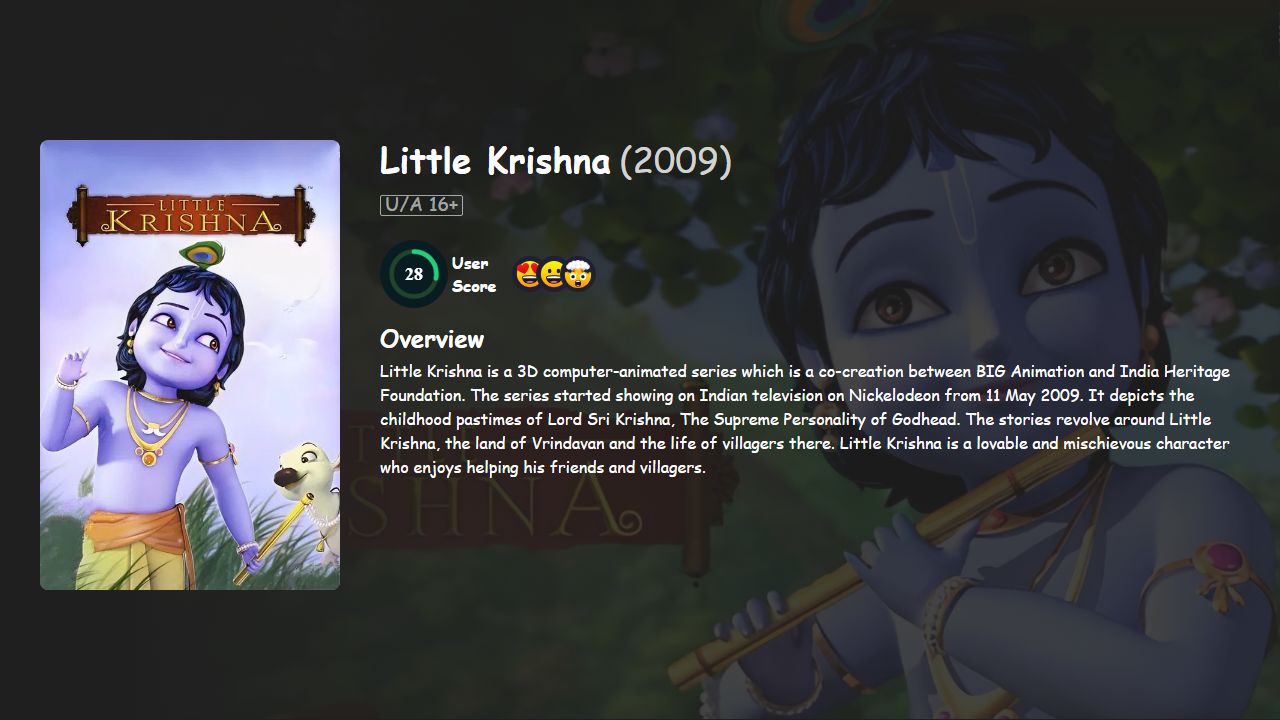 Little Krishna Season 1 Hindi-Tamil-English Dubbed