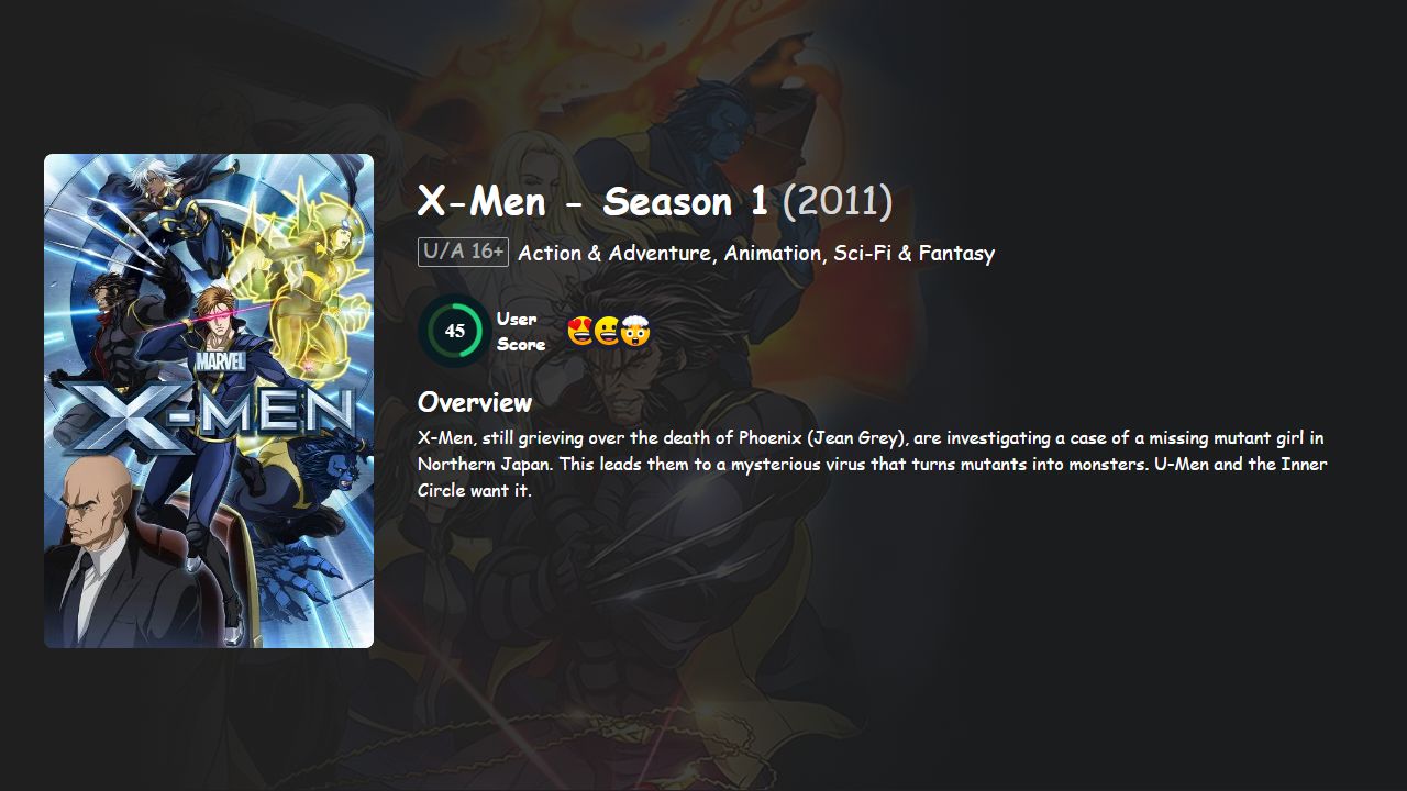 X-Men Season 1 Hindi-English Dubbed