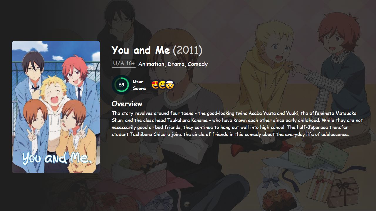 You and Me Season 4 Hindi-English Dubbed
