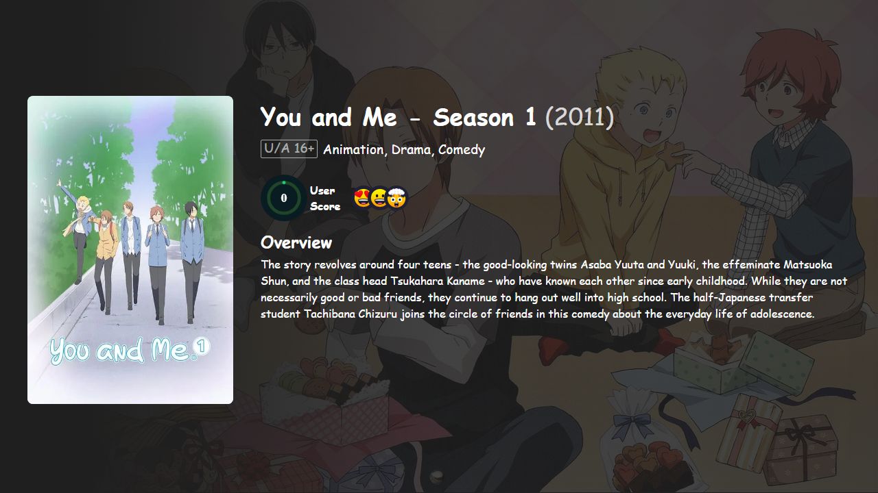 You and Me Season 1 Hindi-English Dubbed