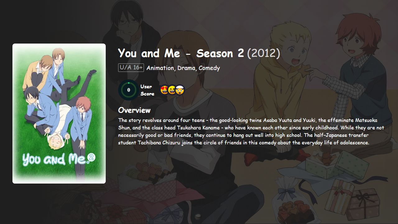 You and Me Season 2 Hindi-English Dubbed