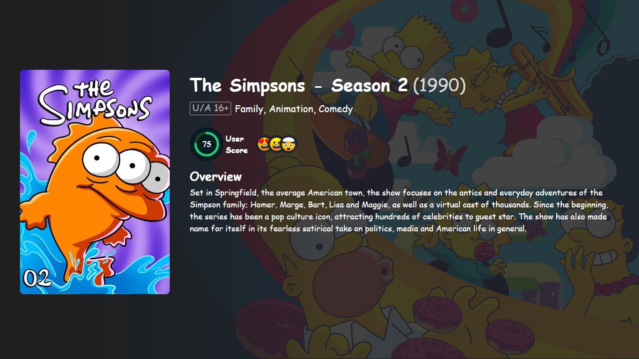 The Simpsons Season 2 English Dubbed