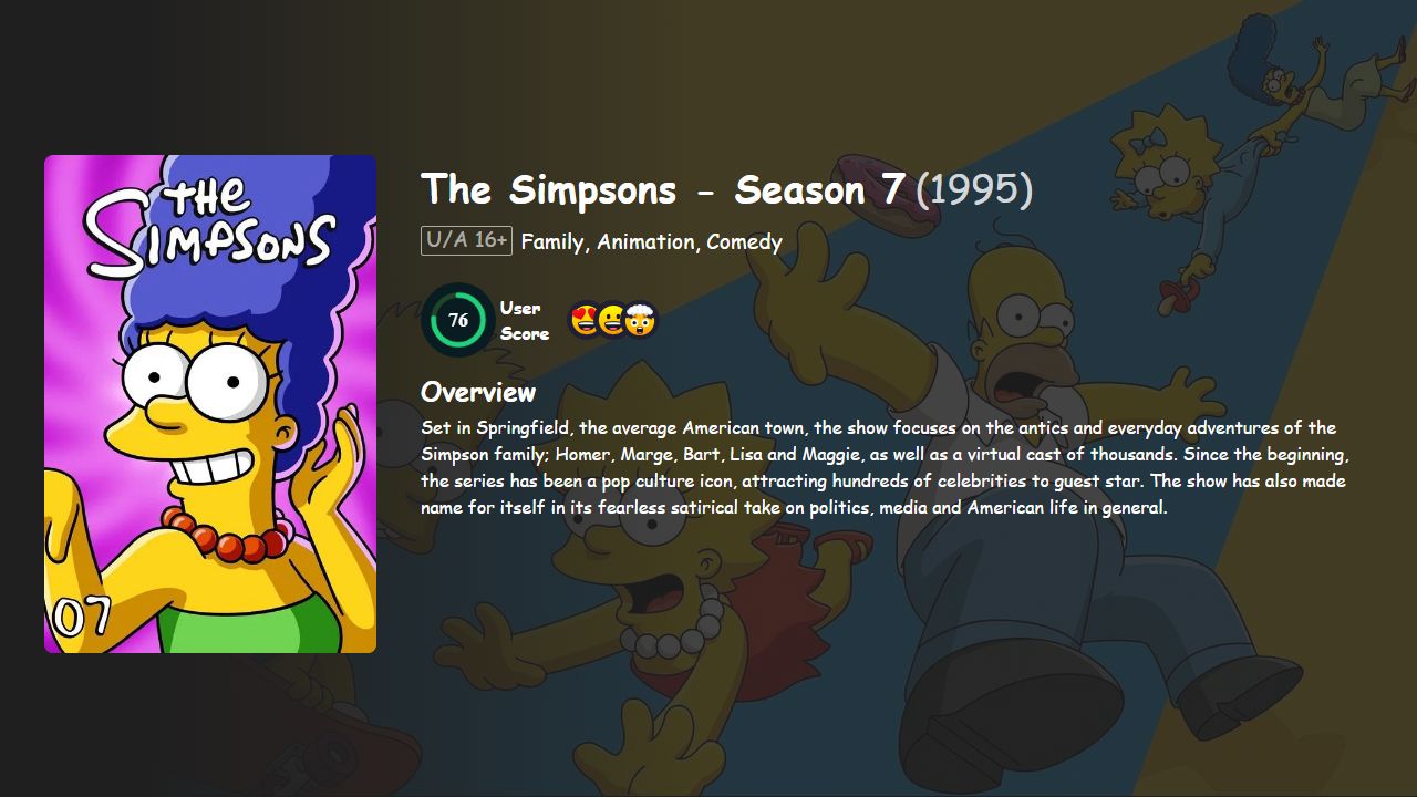 The Simpsons Season 7 English Dubbed