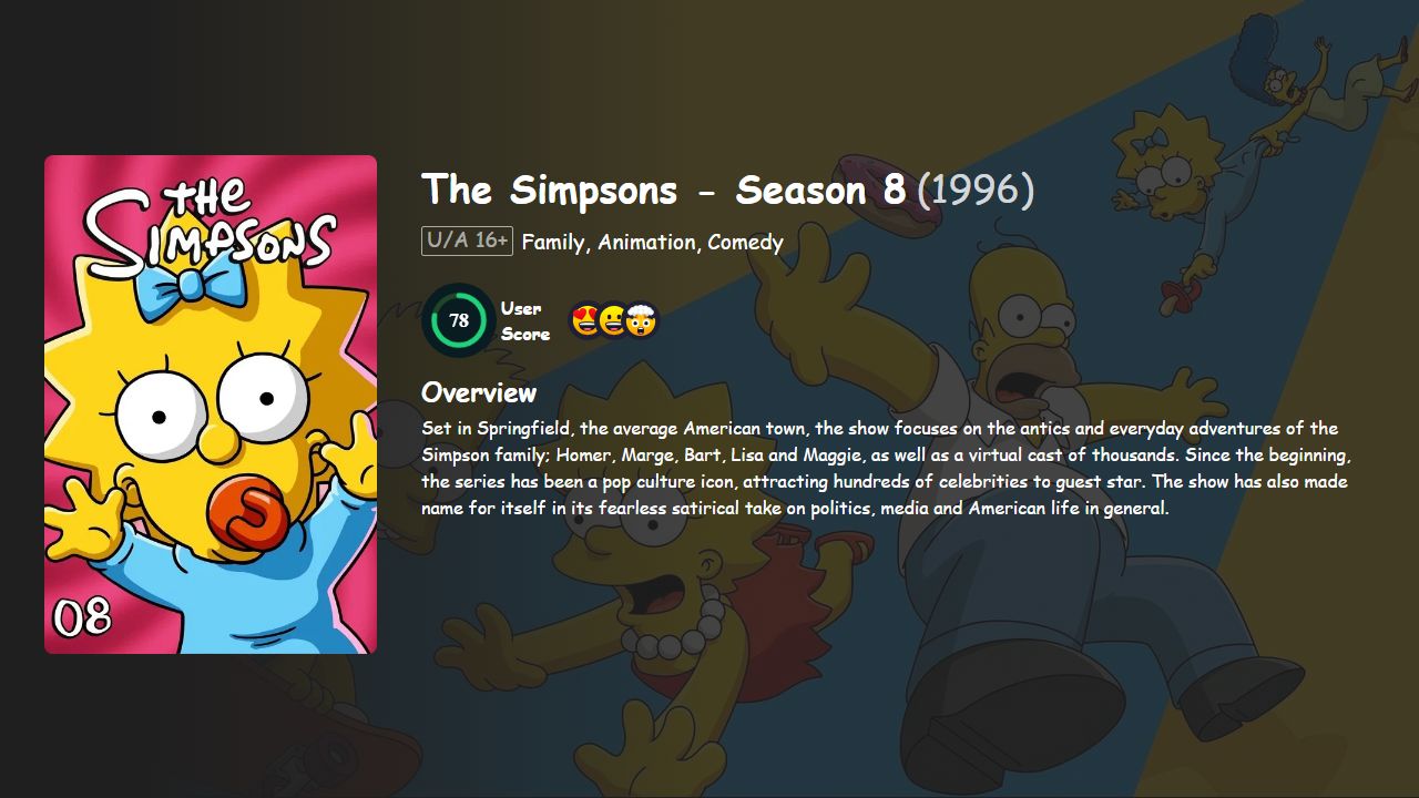 The Simpsons Season 8 English Dubbed
