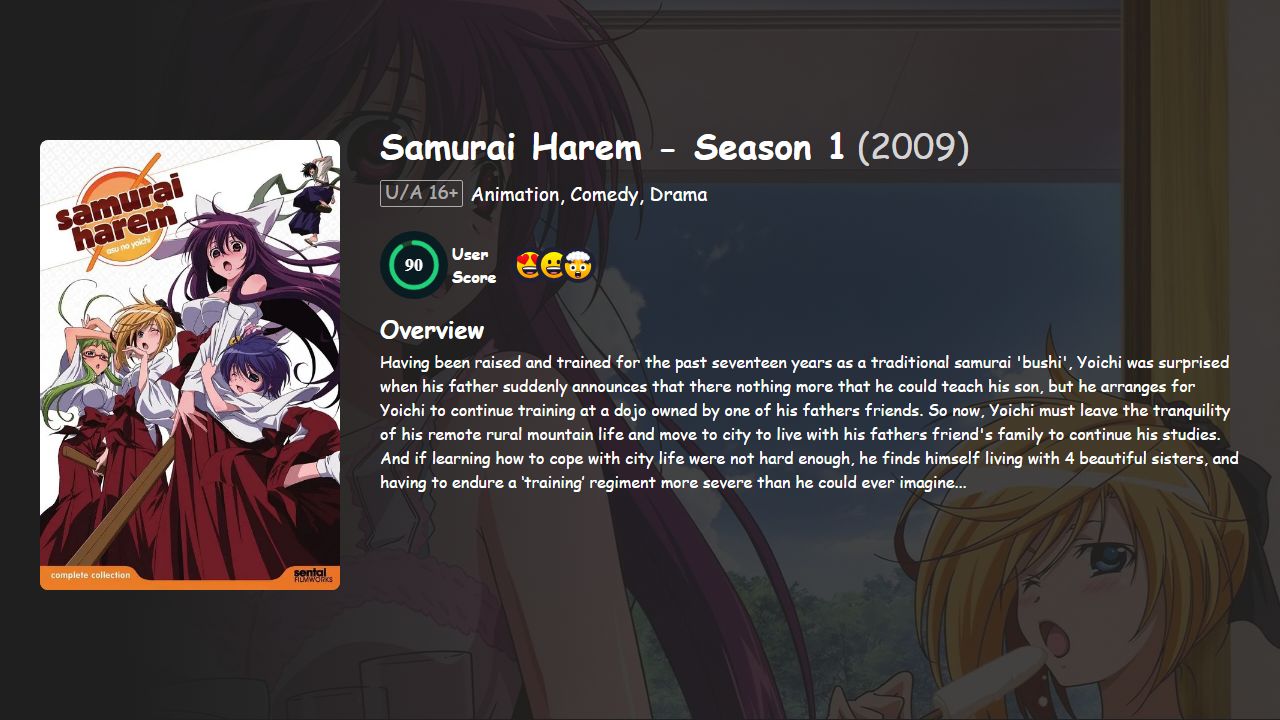 Samurai Harem Season 1 Japanese Dubbed