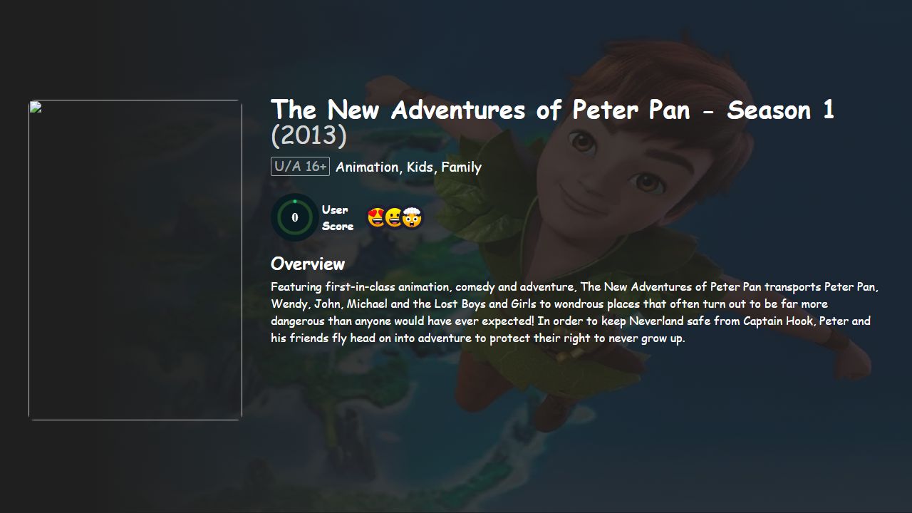 The New Adventures of Peter Pan Season 1 Hindi Dubbed