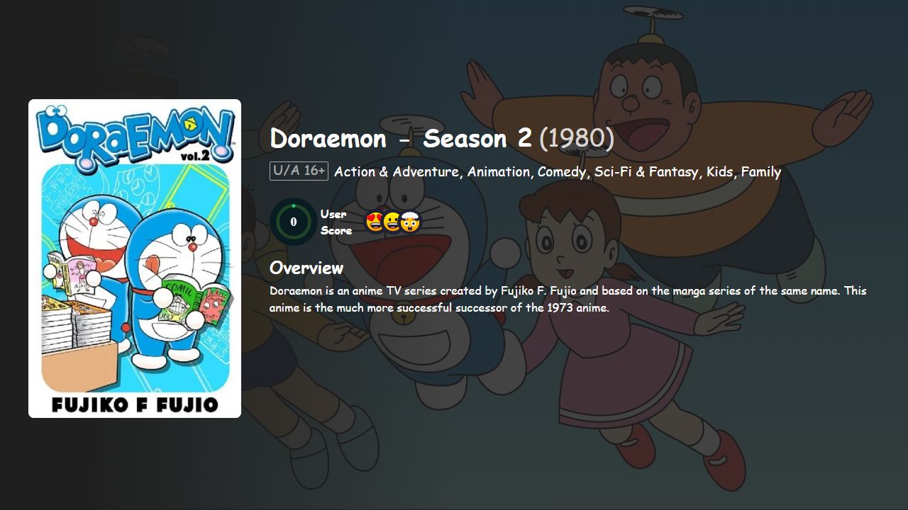 Doraemon Season 2 Japanese Dubbed
