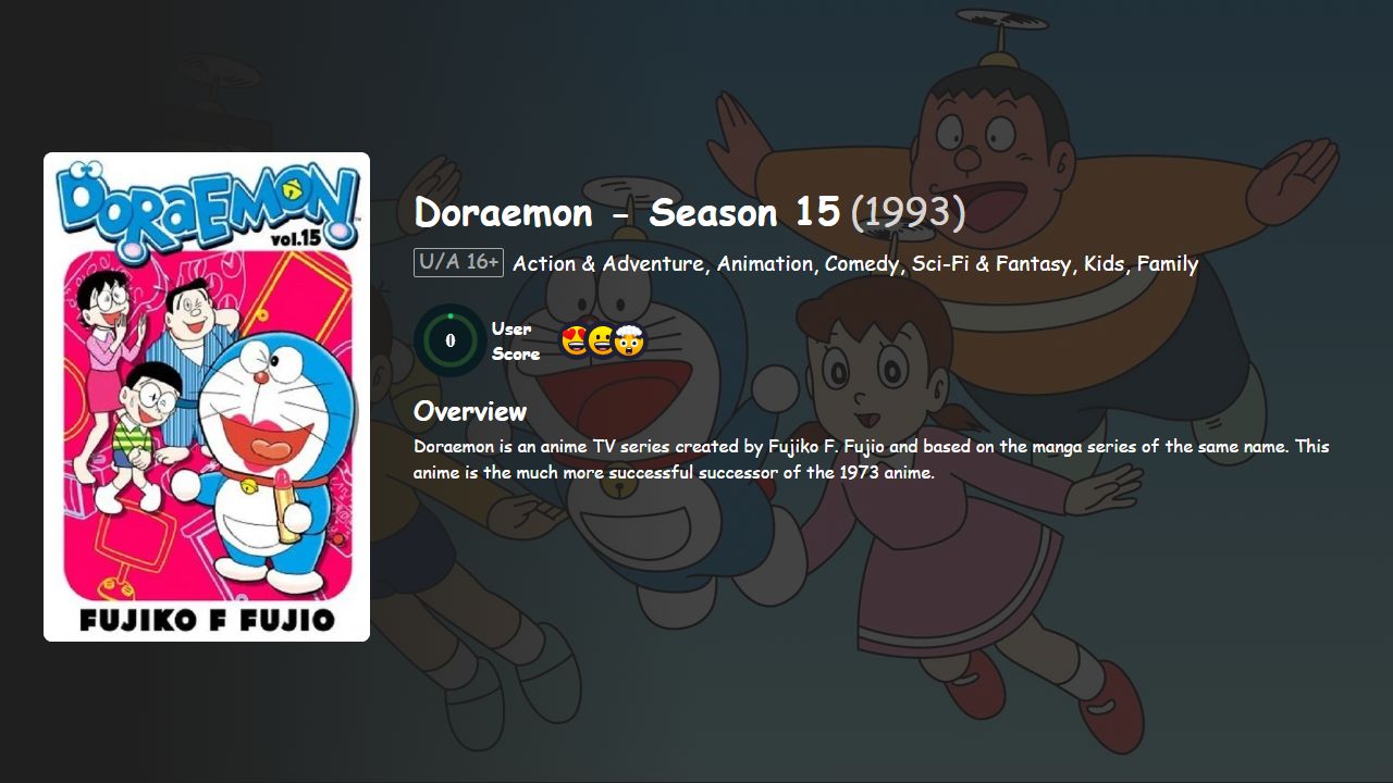 Doraemon Season 15 Hindi Dubbed