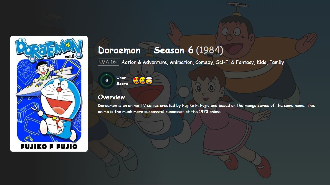 Doraemon Season 6 Japanese Dubbed