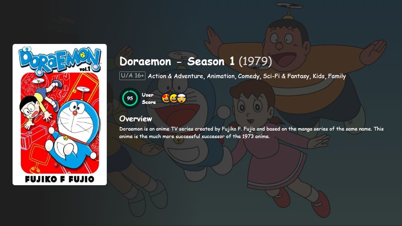 Doraemon Season 1 Japanese Dubbed