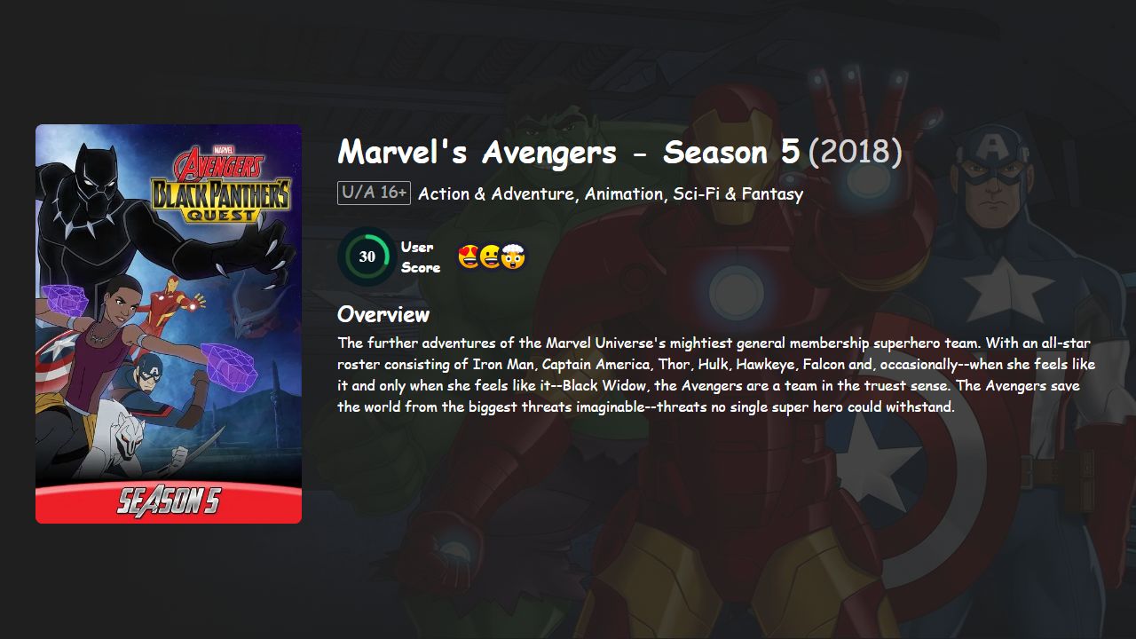 Avengers Assemble Season 5 Hindi Dubbed