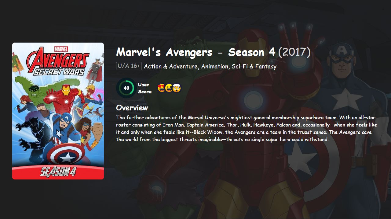 Avengers Assemble Season 4 Hindi Dubbed