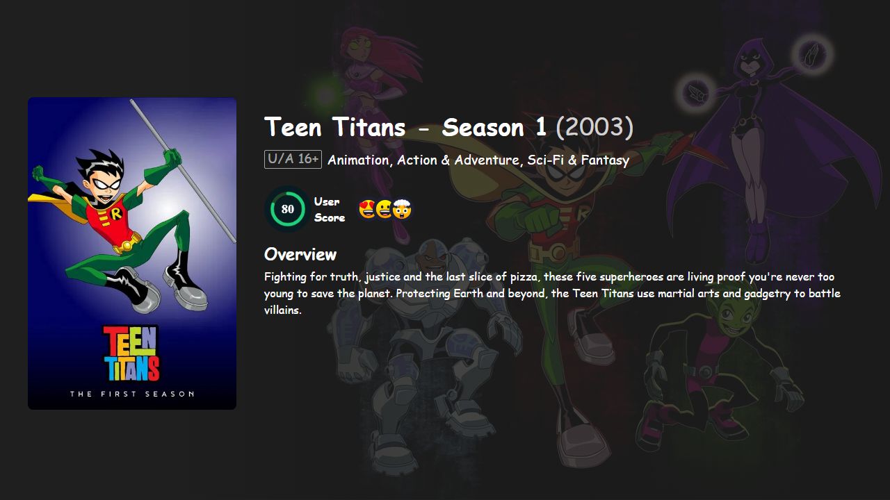 Teen Titans Season 1 Hindi-English Dubbed