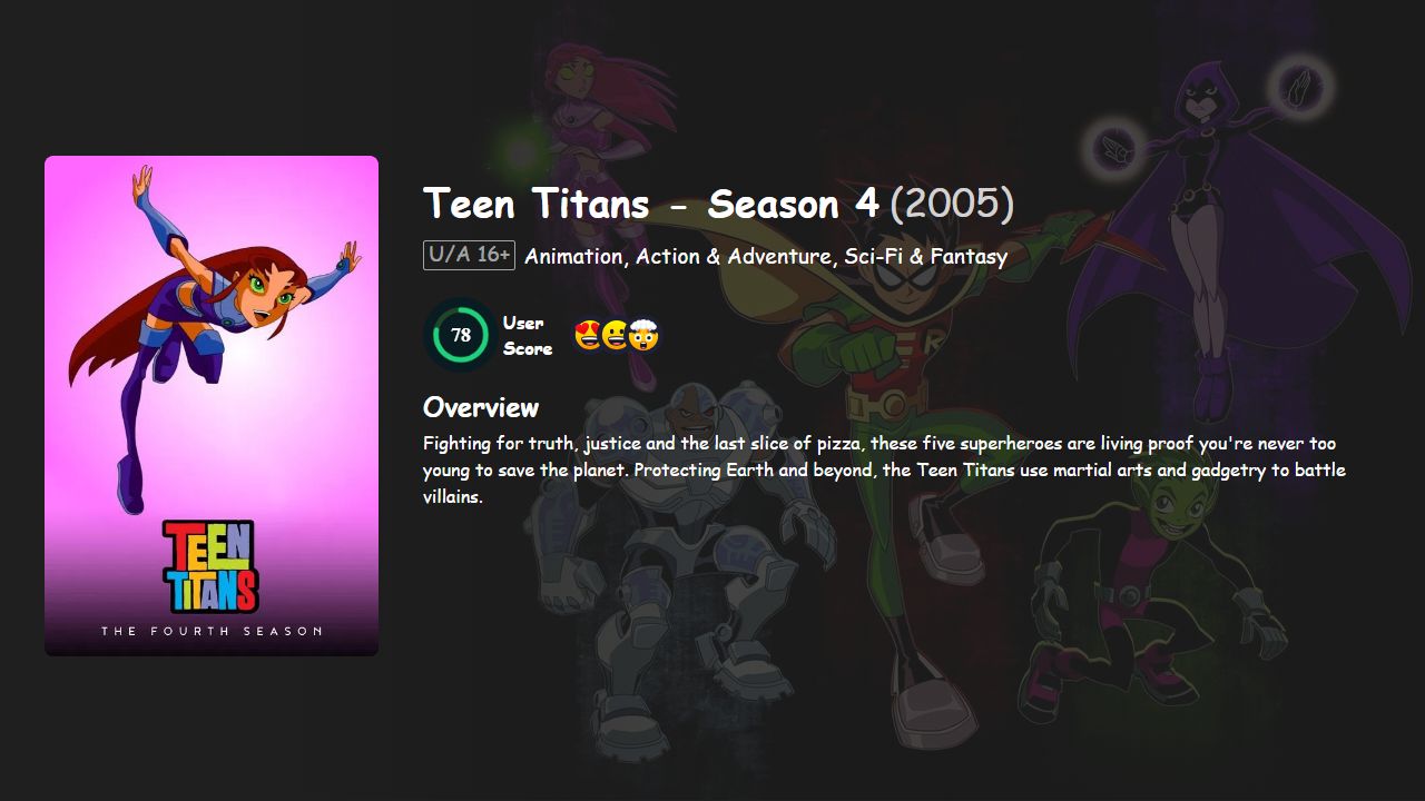 Teen Titans Season 4 Hindi Dubbed