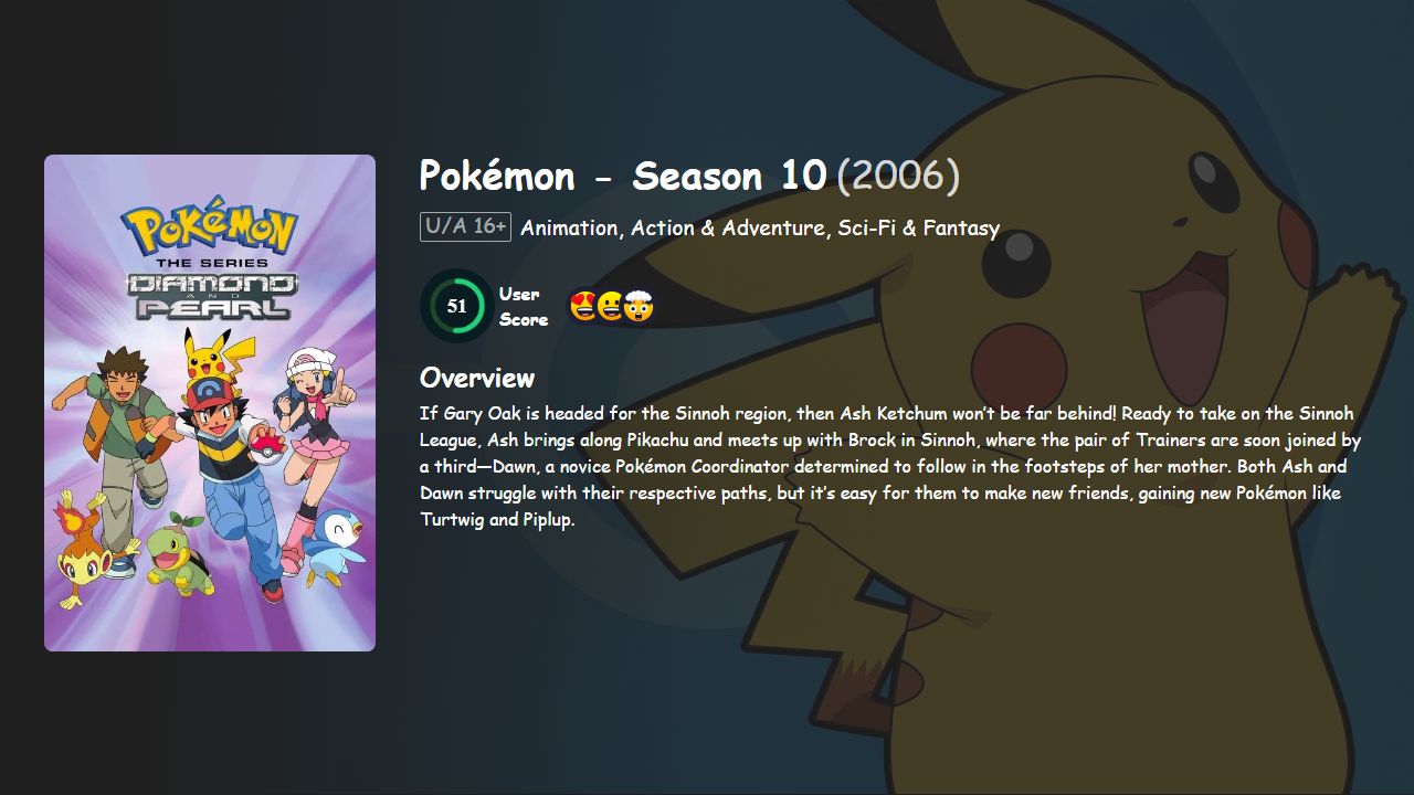 Pokémon Season 10 Hindi Dubbed