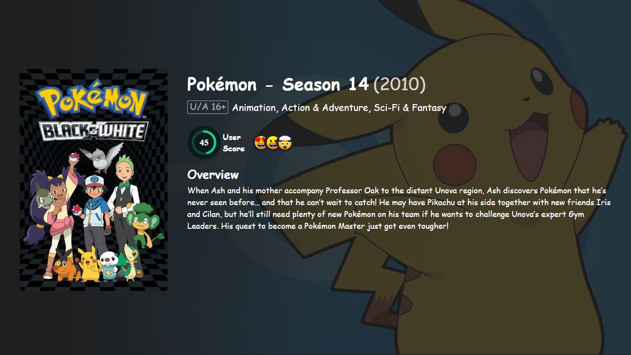 Pokémon Season 14 Hindi Dubbed