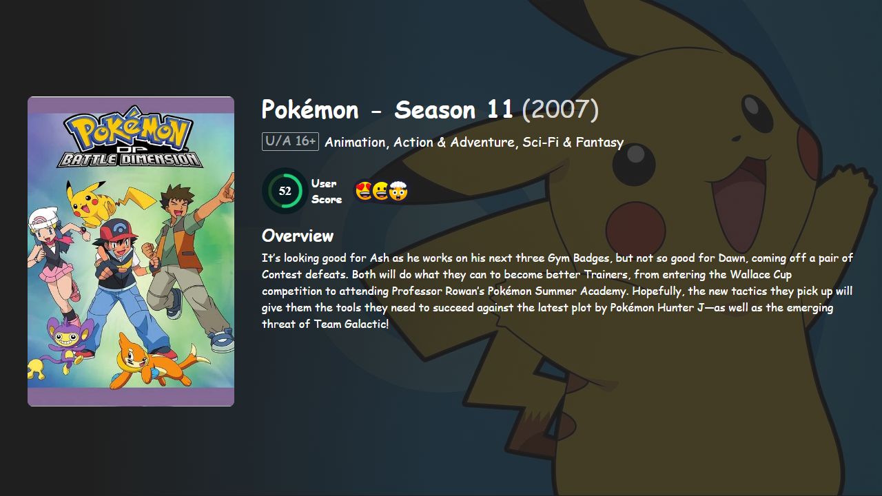 Pokémon Season 11 Hindi-Telugu-Tamil-English Dubbed